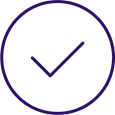 grey checkmark icon
