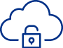 secure cloud icon