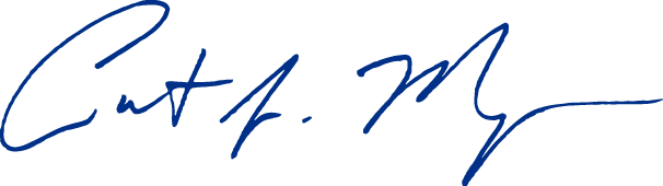 Curt J Myers signature